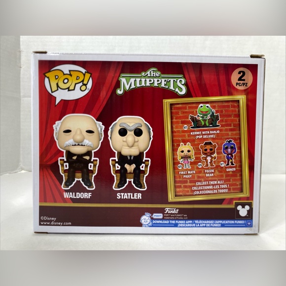 Funko POP! The Muppets WALDORF & STATLER Critics 2-PACK NEW NRFB! - Picture 6 of 8